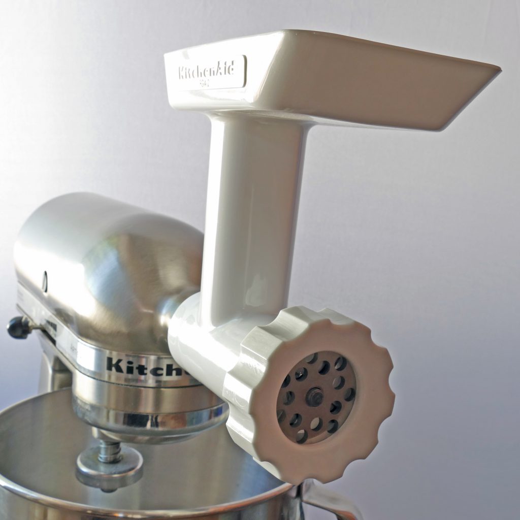 mixer with grinding attachment