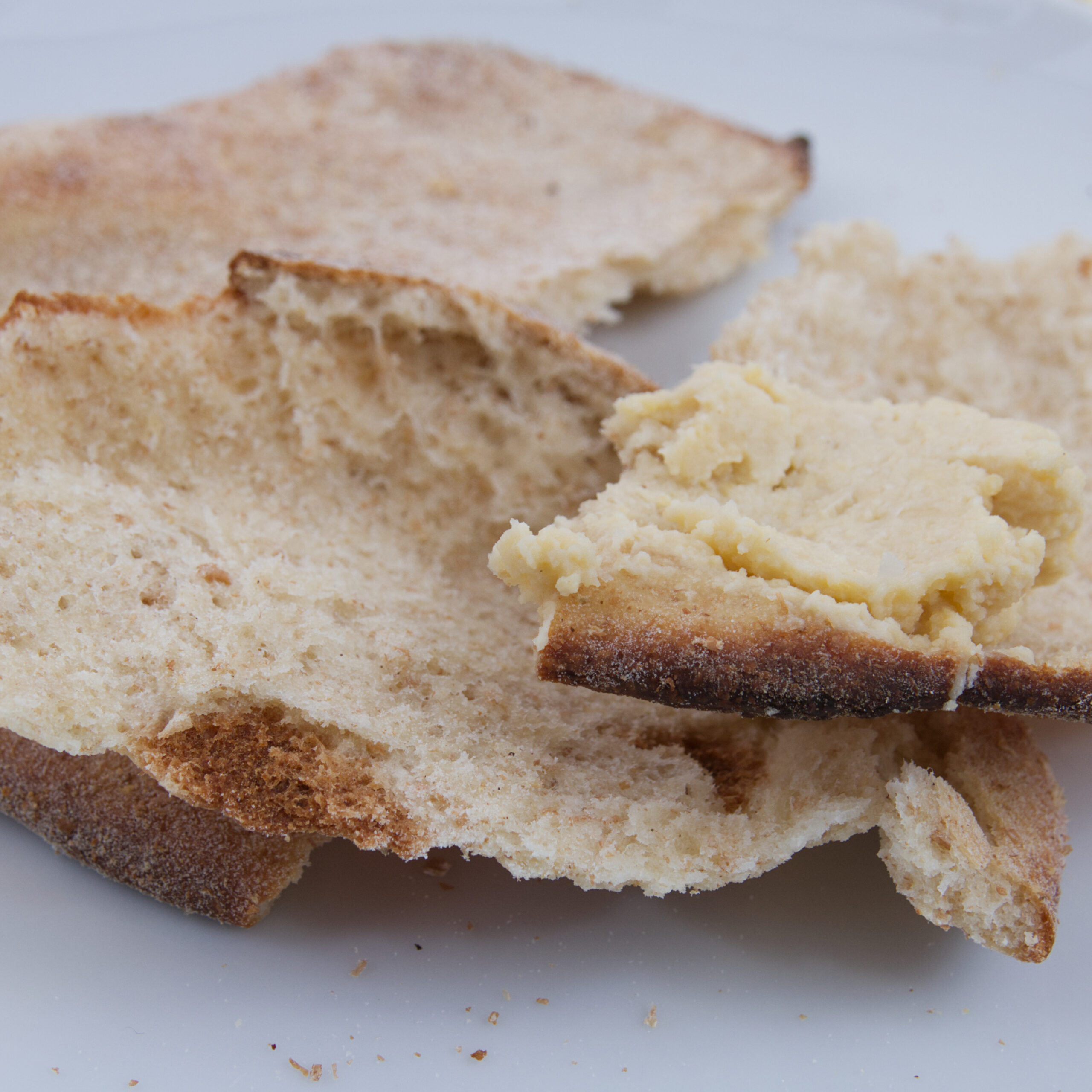 Torn Pitta with Hummus